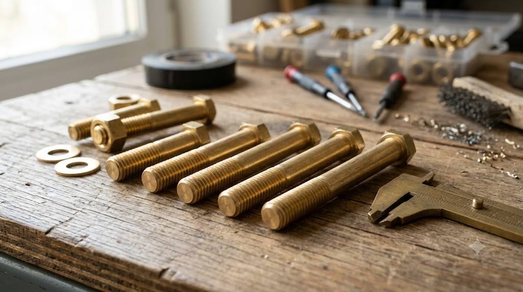 Cấu tạo của bulong đồng M10