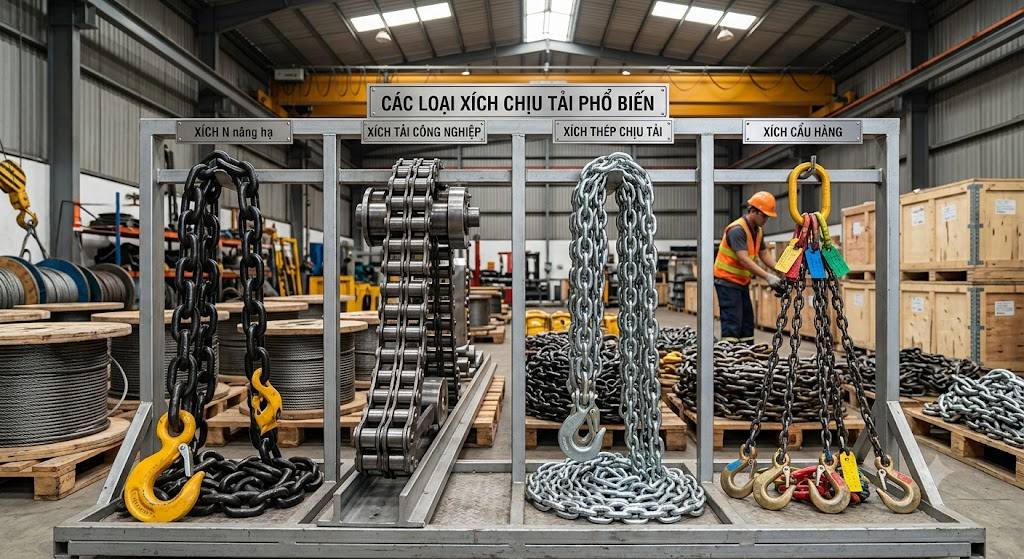 Các loại xích chịu tải phổ biến