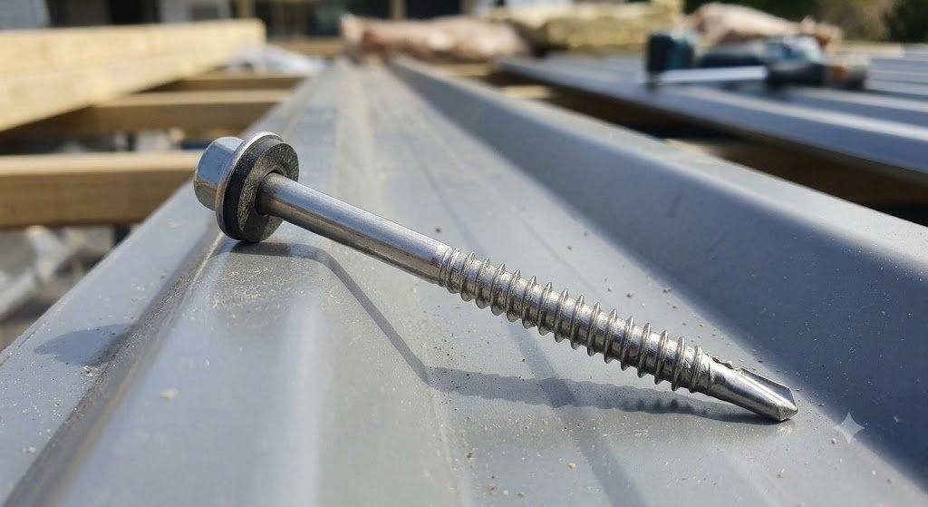Cấu tạo của vít tôn 6.3x120 inox
